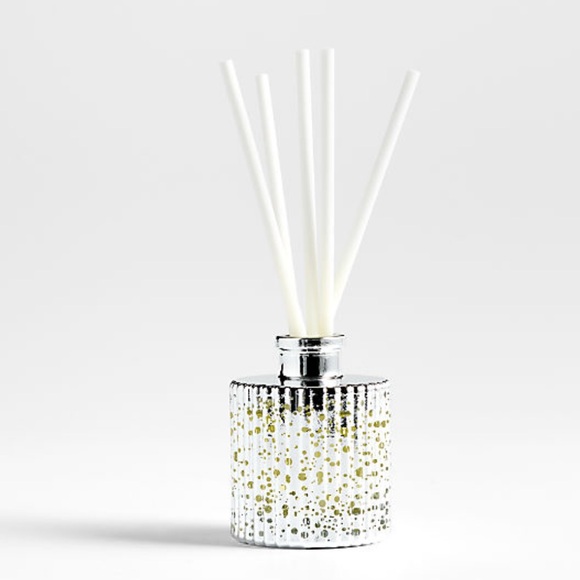 New! Crate&Barrel Luxurious Alpine Silver and White Diffuser - Picture 2 of 3